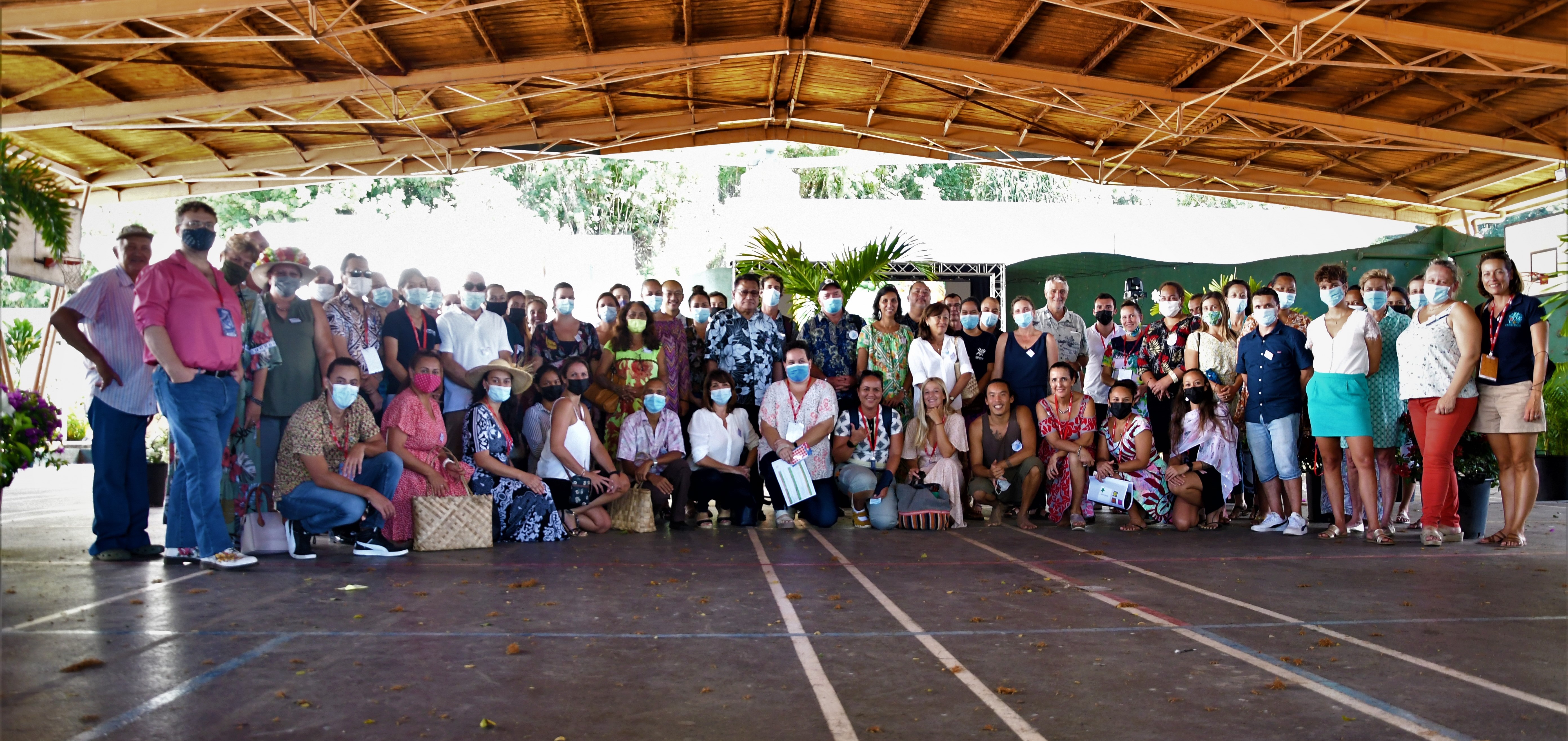 Participants du second atelier sur les systèmes alimentaires en Polynésie française