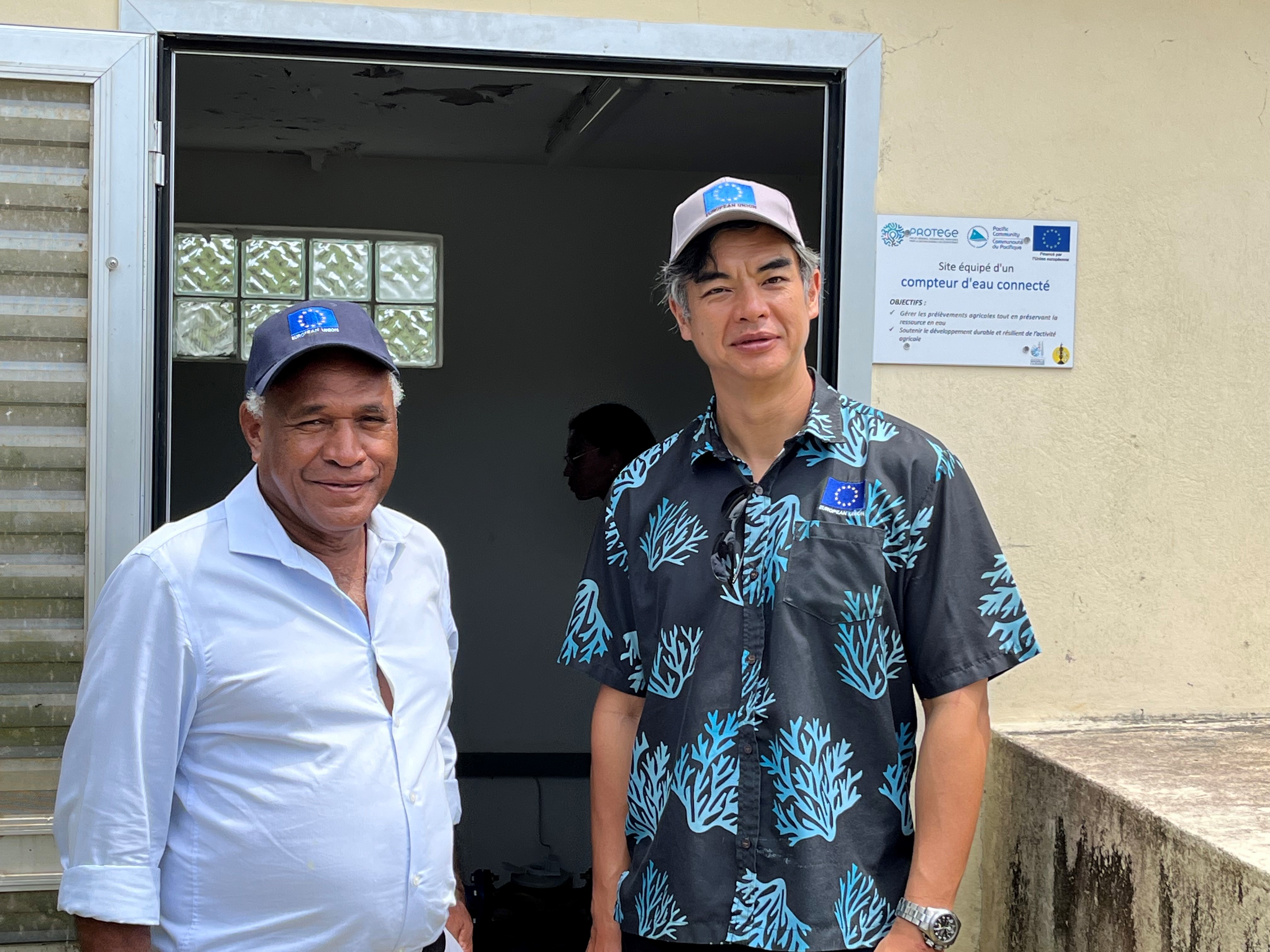Visite des compteurs connectés dans les stations de pompage de Waihmené et de Cila pour une meilleure gestion de la ressource eau