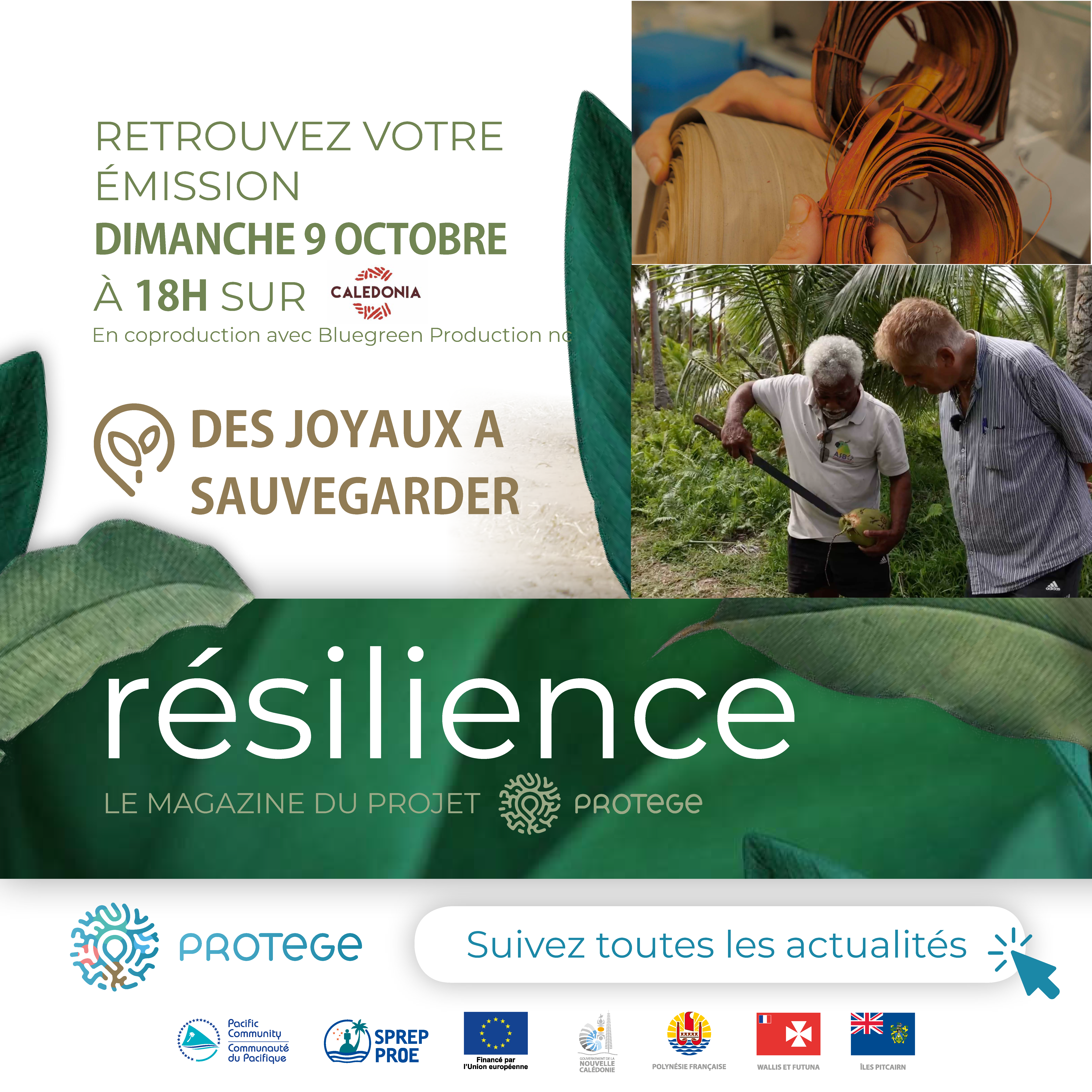 Oceanian jewels to save - Resilience TV Show - PROTEGE Programme, funded by European Union